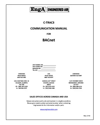 CTRAC3 BACnet