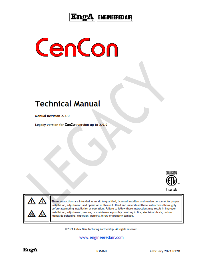 CenCon Technical Legacy