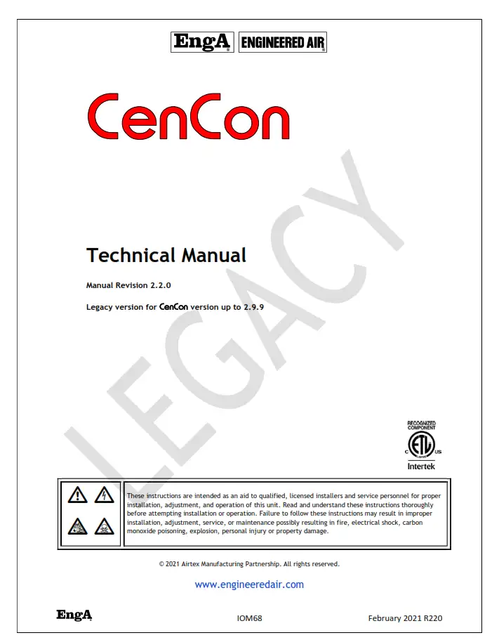 CenCon Technical Legacy