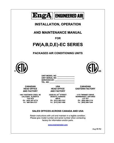 FW EC Series Manual
