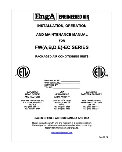 FW EC Series Manual