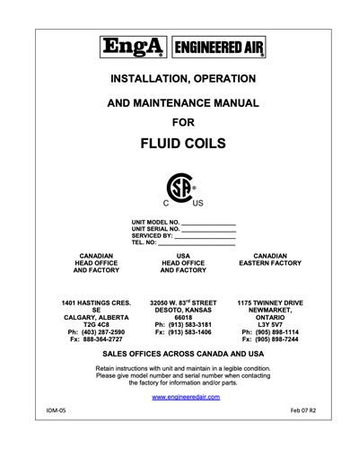 Fluid Coils Manual