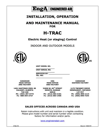 HTRAC Controller Manual