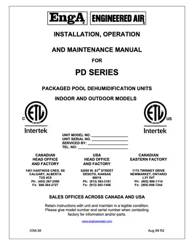 PD Series Manuals