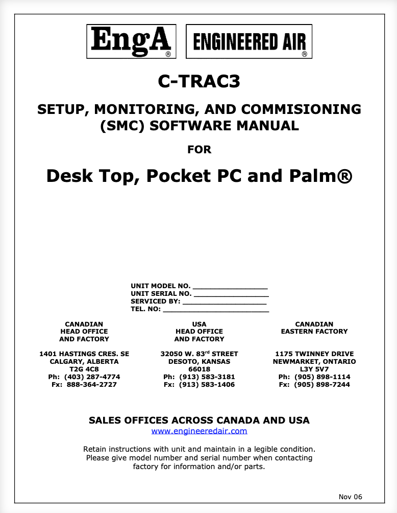 CTRAC3 Setup, Monitoring & Commissioning