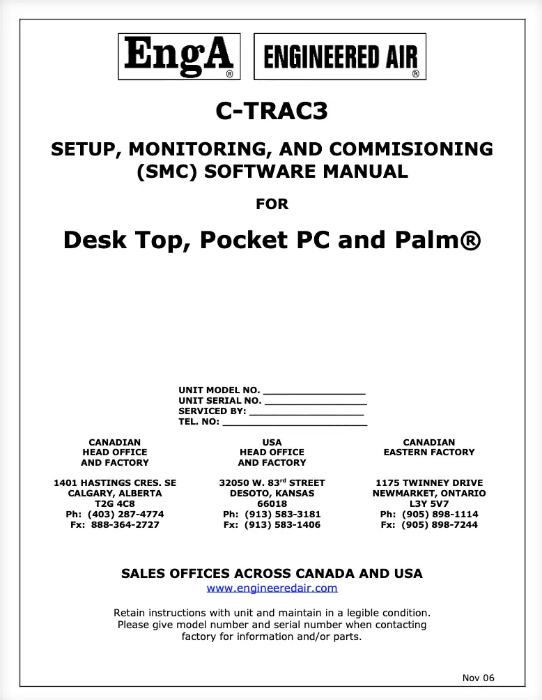CTRAC3 Setup, Monitoring & Commissioning