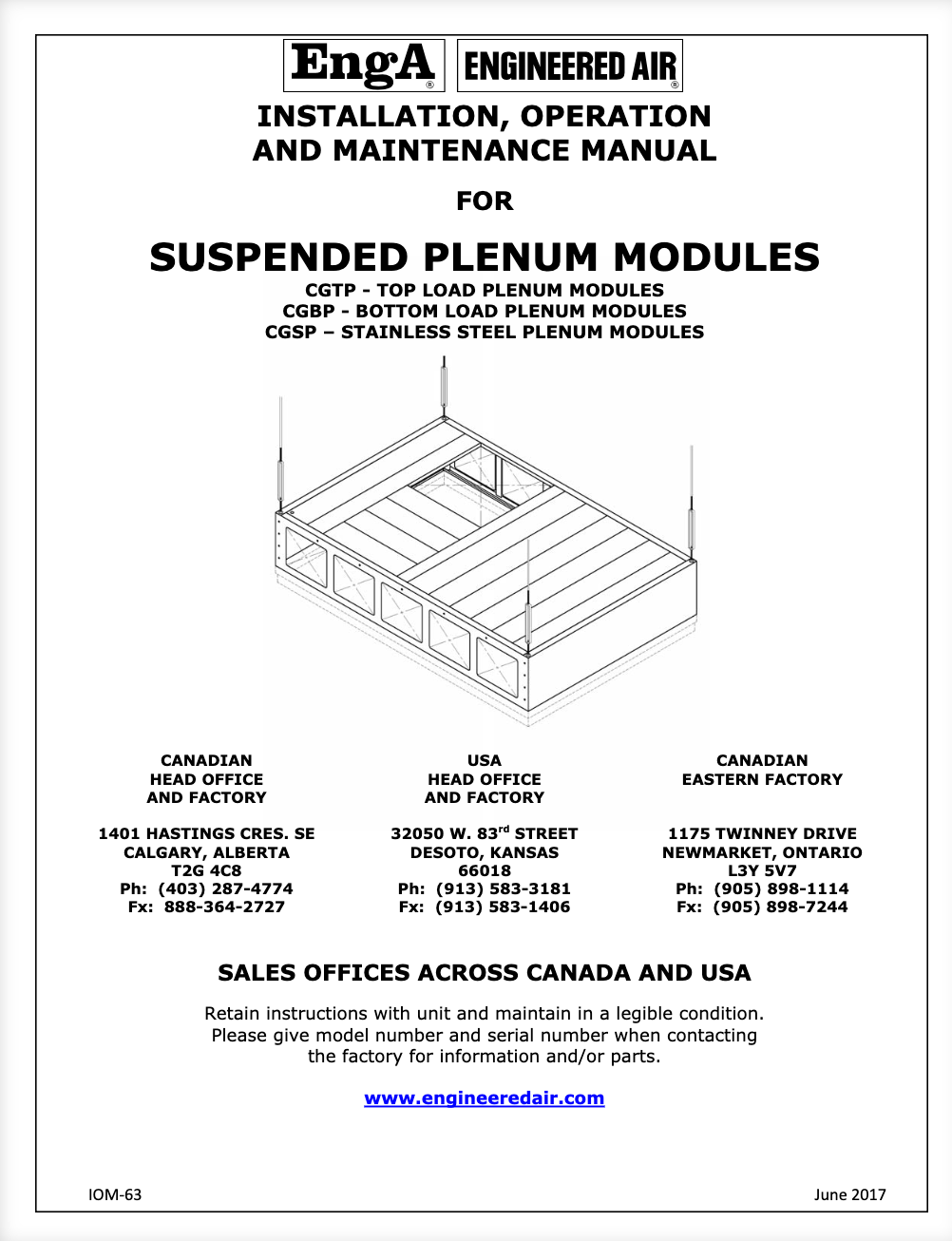Suspended Plenum Module