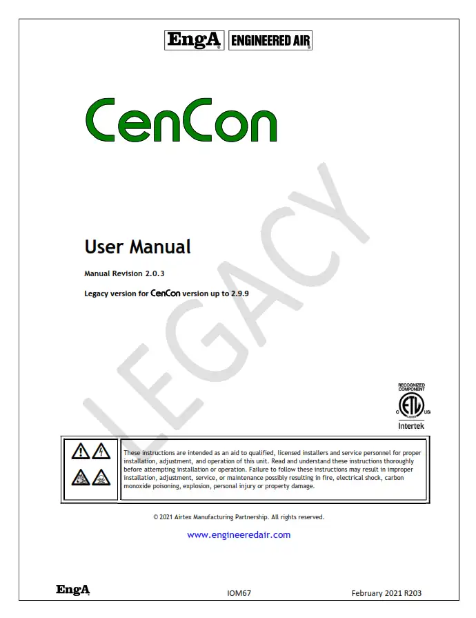 CenCon Manual Legacy