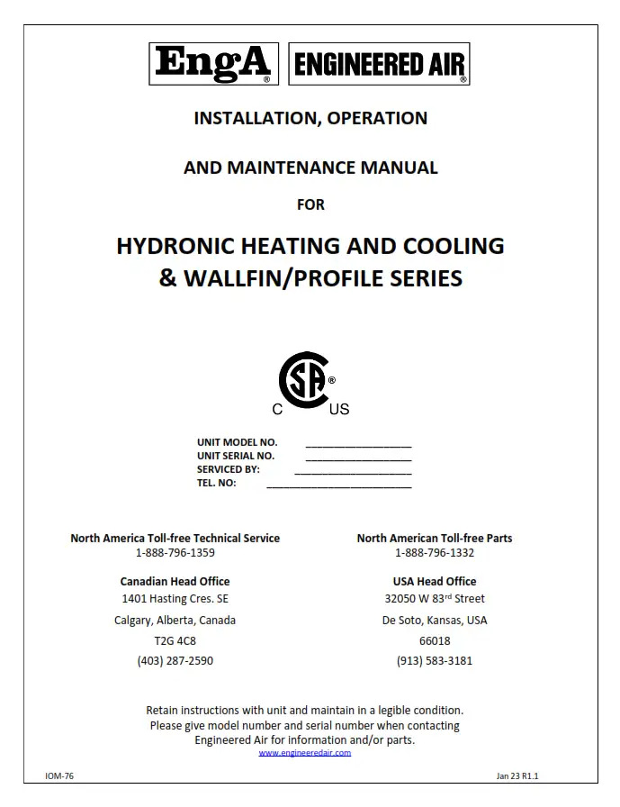 Hydronic Heating and Cooling