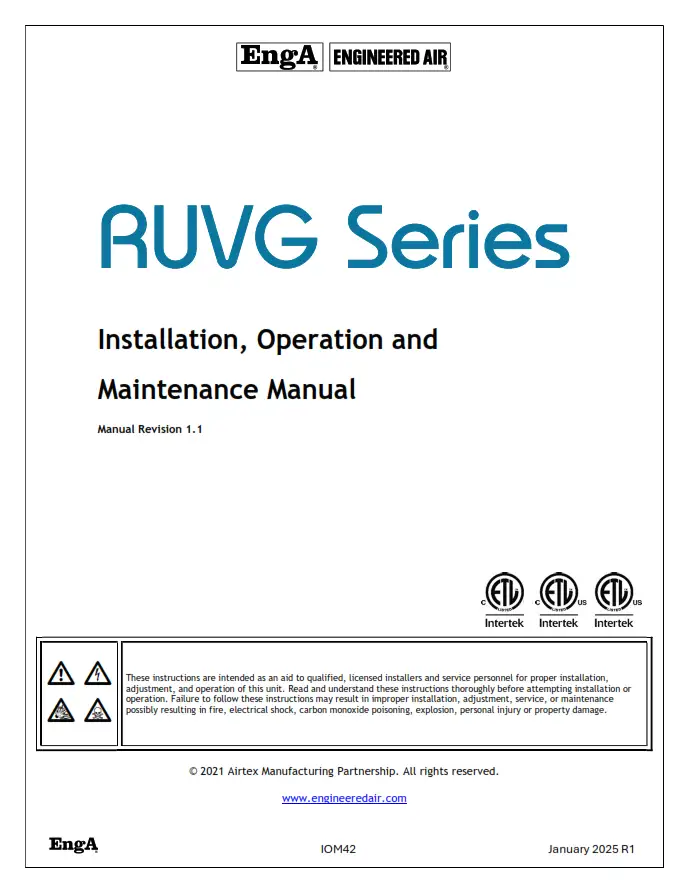 RUVG Series Manual