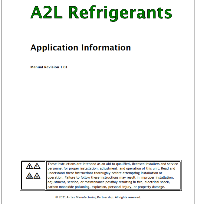 A2L Refrigerants