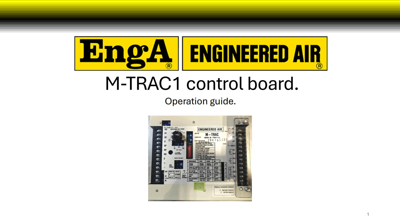 MTRAC1 Operation Guide